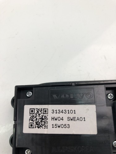 VOLVO S60 II Door Window Switch 31343101 2015 24821784 - Picture 4 of 4