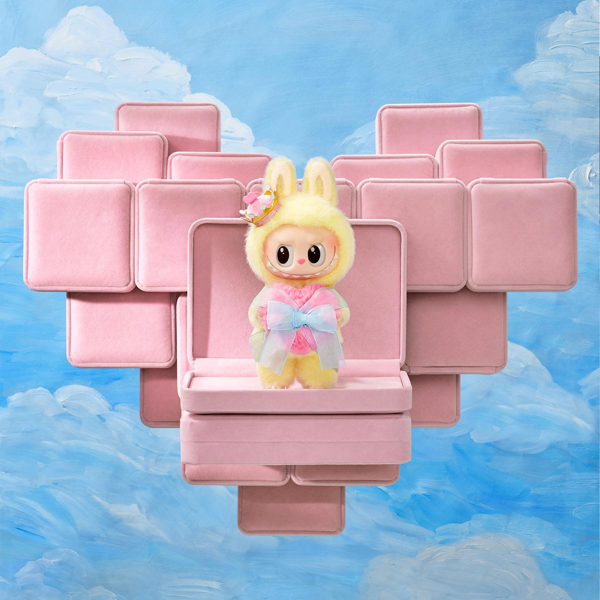 POP MART LABUBU THE MONSTERS Let's Checkmate Series-Vinyl