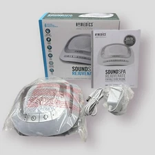HoMedics White Noise Sound Spa Rejuvenate Machine Sleep Therapy CP-SS2025B