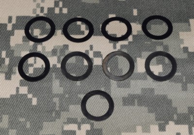  1/2x28 Shim Barrel Muzzle Brake Alignment Kit 5.56/223 Black! Made in USA 2995