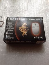 Vintage Mitsumi PS/2 Mouse Optical Wheel Mouse ECM-S6702 Silver