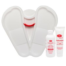 Hornhautentferner Fußpflege Set 3in1 - Mosadal Fußwanne und Hornhaut Lotion