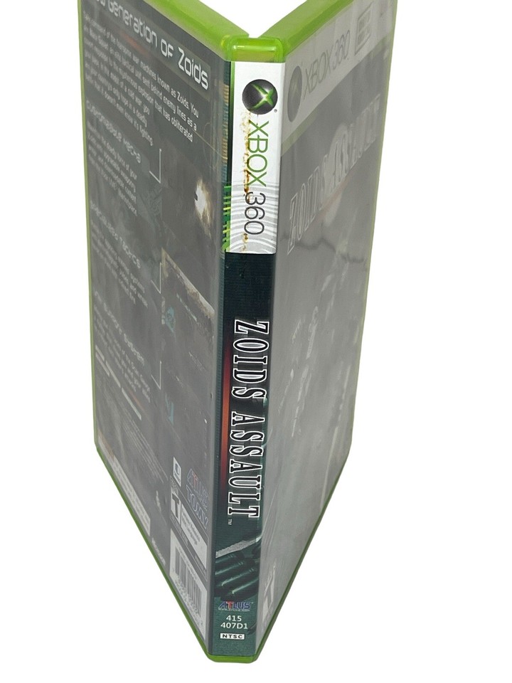 Zoids Assault (Xbox 360, 2008 ATLUS) MINT Disc Complete CIB Manual FAST