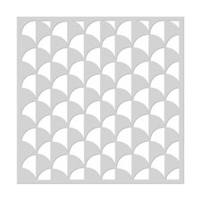 New Hero Arts "ART DECO ARCHES Stencil 6"x6" 2021