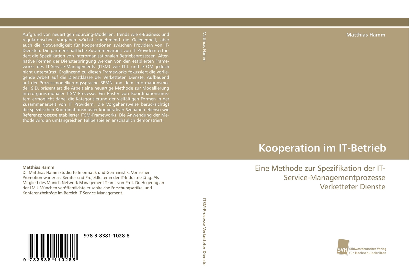 Thumbnail - Matthias Hamm | Kooperation It-betrieb | Taschenbuch | Deutsch (2009)