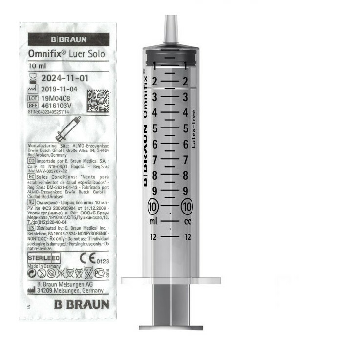 BRAUN OMNIFIX Sterile Syringe | 1ml 3ml 5ml 10ml 20ml Luer Slip Hypodermic - Picture 7 of 19