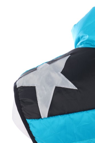 JET SET wattierte Weste Logo-Patch F 4 = D 40 blau schwarz - Bild 4 von 6
