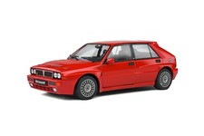 1991 LANCIA DELTA HF INTEGRALE ROAD CAR ROSSO CORSA RED 1:18 by SOLIDO S1807801