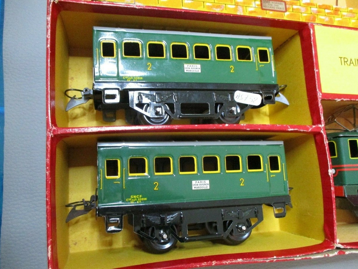 AS752 HORNBY MECCANO O COFFRET TRAIN MECANIQUE LOCOMOTIVE E Péronnas 01960