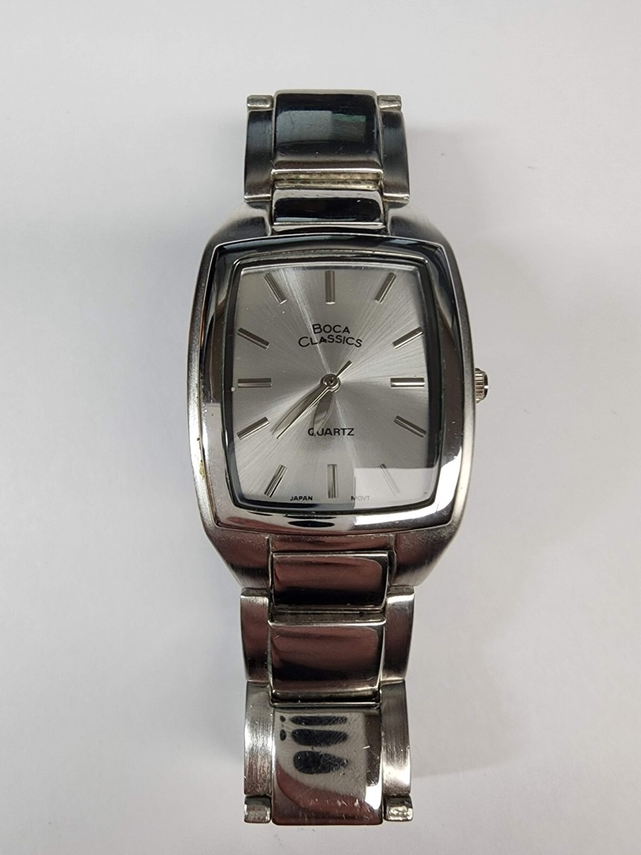 Boca Classics Watch, Unisex, Stainless Steel, Silver Tone  display picture 2