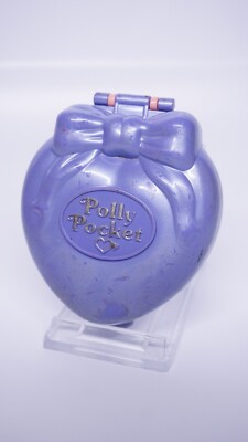 Polly Pocket Super Star Hair Bluebird 1995 ohne Figuren 90er Herz Lila