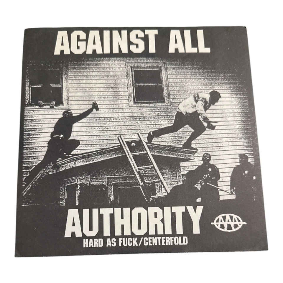 Less Than Jake / Against All Authority 7" Vinyl OOP 1995 Far Out Records, EX/EX - Image 2 of 4