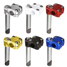 ALLOY 7/8" 22.2MM OLD SCHHOL BMX BIKE 4 BOLT QUILL STEM VINTAGE CRUISER BICYCLE