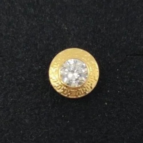 Pendentif Lettre S En Or 18K Double, Sans Anneau, Idéal Pour Un Cadeau élégant