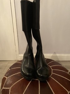 clarks wedge knee high boots