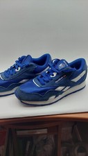 REEBOK grade school CLASSIC NYLON boys HUMBLE BLUE/WHITE SNEAKER SHOE.