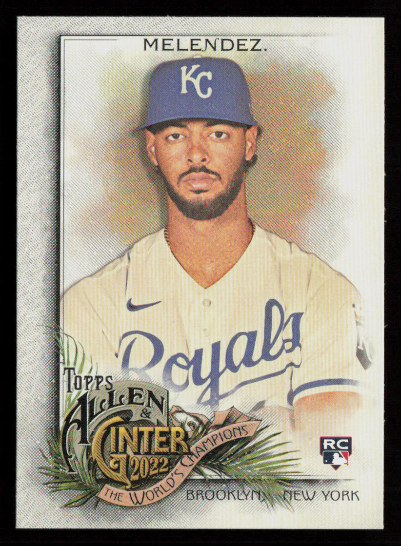 MJ Melendez 2022 Topps Allen & Ginter #289 RC Kansas City Royals