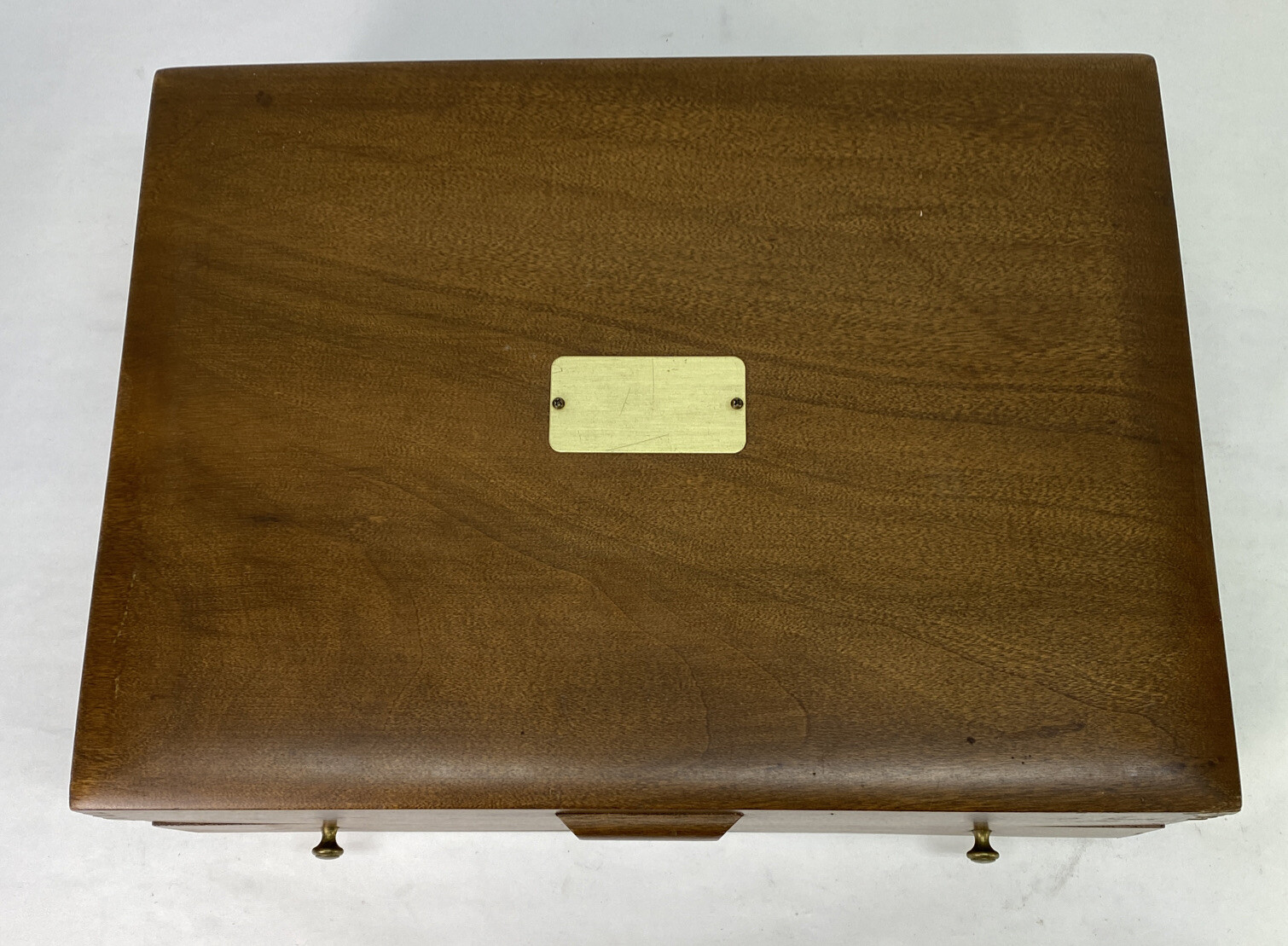 Wood Tarnish Resistant Silverware Flatware Storage Chest Box Wooden