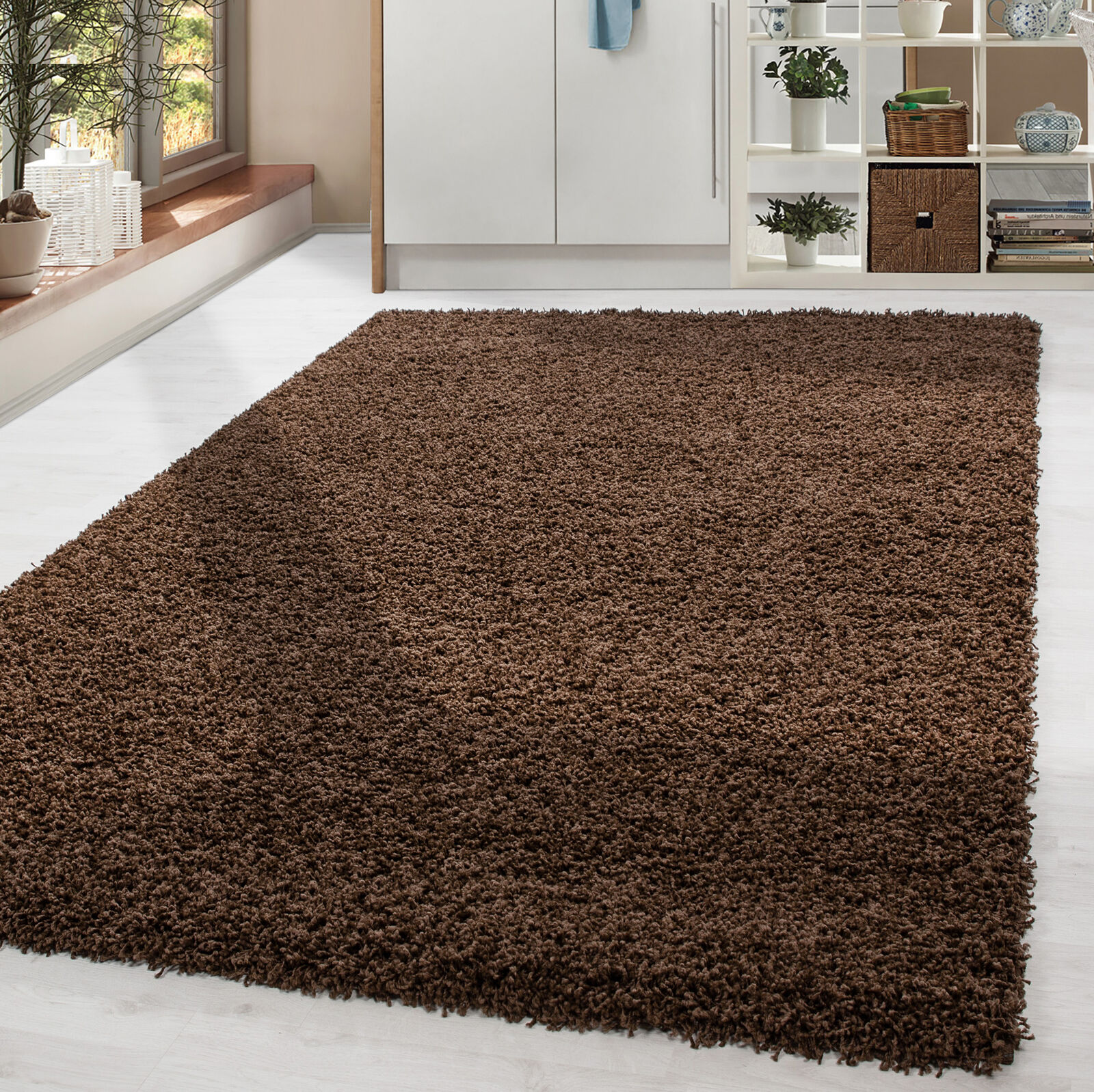 Shaggy Hochflor Teppich Carpet - Farben und Größen Wohnzimmer Neu Top Angebot