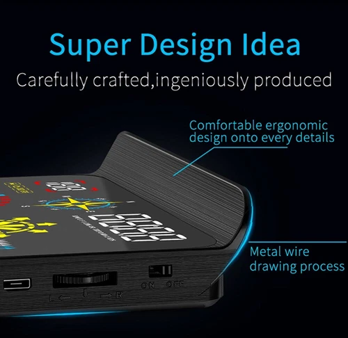 Head Up Display Projector Car Sync Speedometer Universal HUD GPS Navigation OBD - Picture 10 of 12