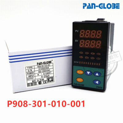 New PAN-GLOBE Temperature Controller P908-301-010-001 85-265VAC K 0-1200 