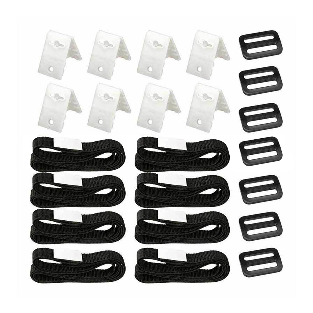 8x Pool Cover Replacement Blanket Reel Clips Straps Solar Cover