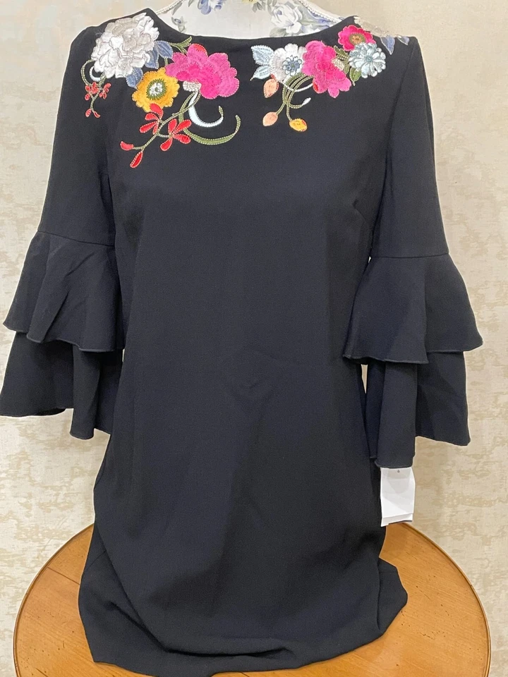 Robe Trina Turk Noire Neuve T4(US)/36(EU) Neuve avec étiquette - Photo 1/4