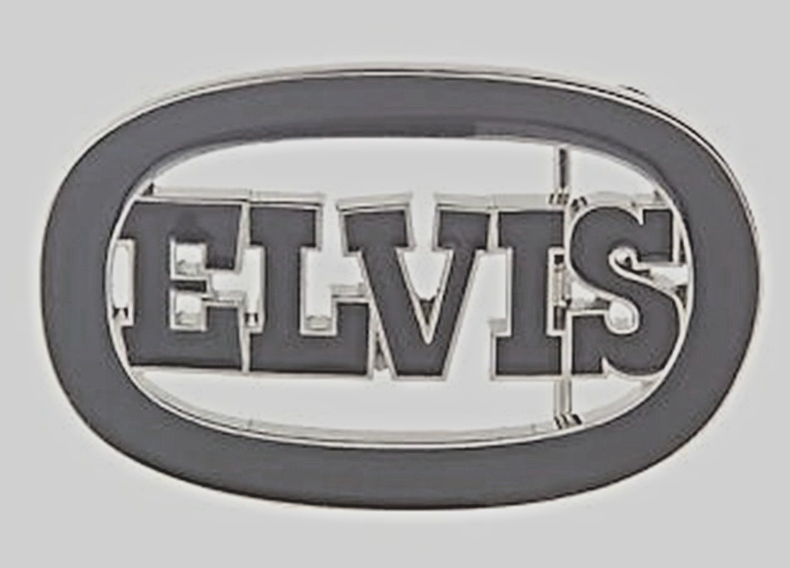 Elvis Presley Belt Buckle King of Rock and Roll Men women Silver Metal New Music