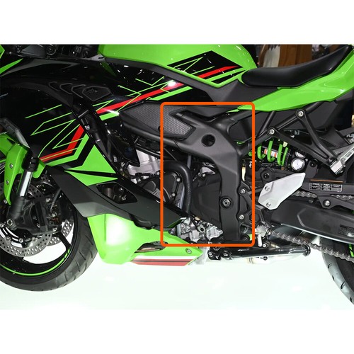 For Kawasaki ZX4RR ZX4R Dry Carbon Fiber Motorcycle Body Frame Cover Replace 2X - Picture 6 of 10