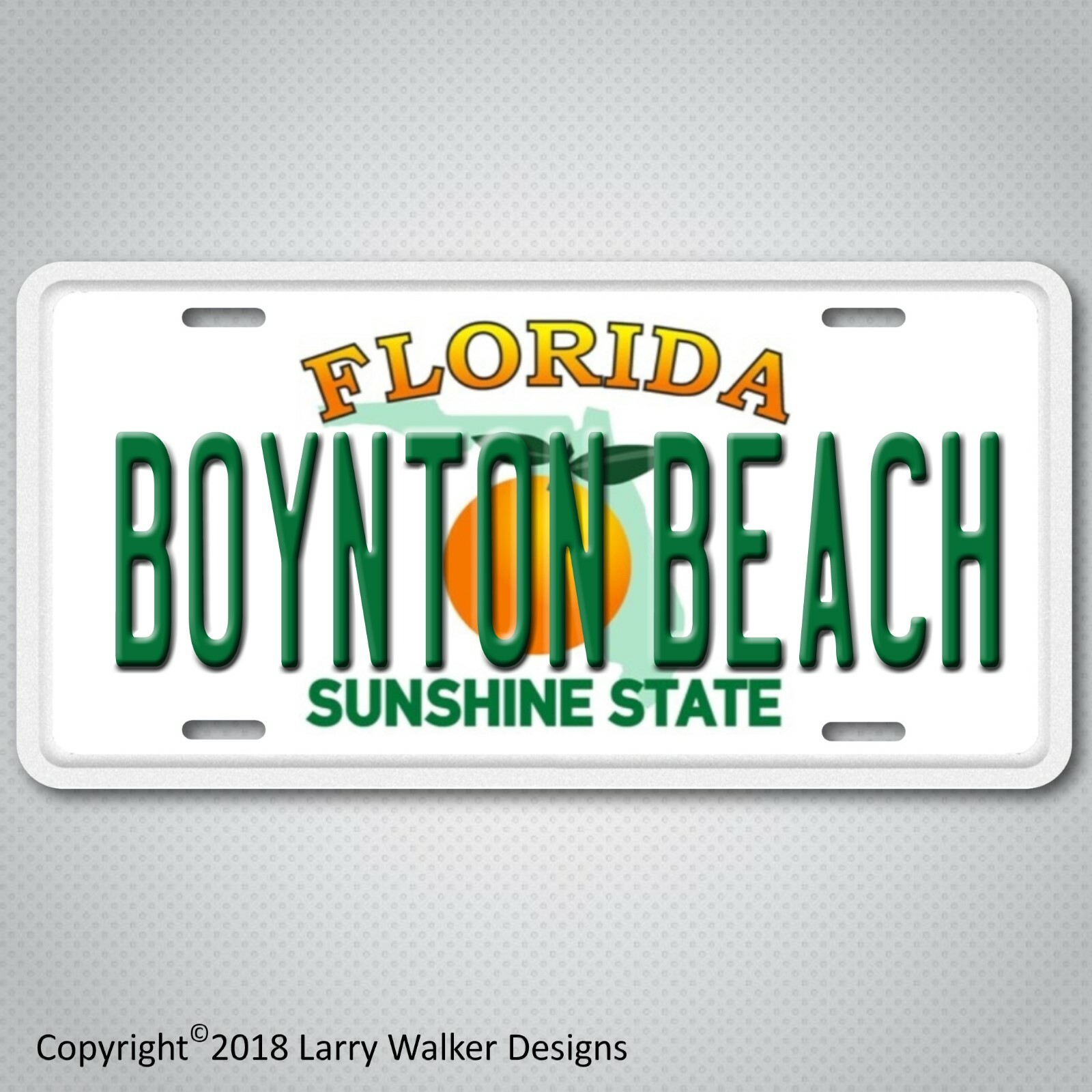 Boynton Beach City in Florida Aluminum License Plate Tag New eBay