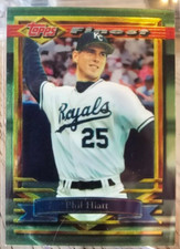 1994 Topps Finest Phil Hiatt RC #56 Royals