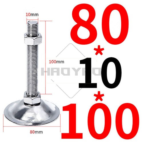 Edelstahl Maschinenfuß M10~M20 Schwer Maschinenfüße Stellfüsse Nivellierfüße - Bild 33 von 71