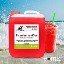 Slush Sirup Eis 5L Strawberry Kiss Erdbeere V...