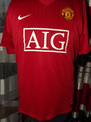 2007-09 Manchester United Ronaldo #7 Home Nike (L) Shirt Jersey