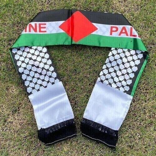 Palestine Scarf Palestine Flag Scarf Palestinian 14*130cm - - Picture 4 of 9