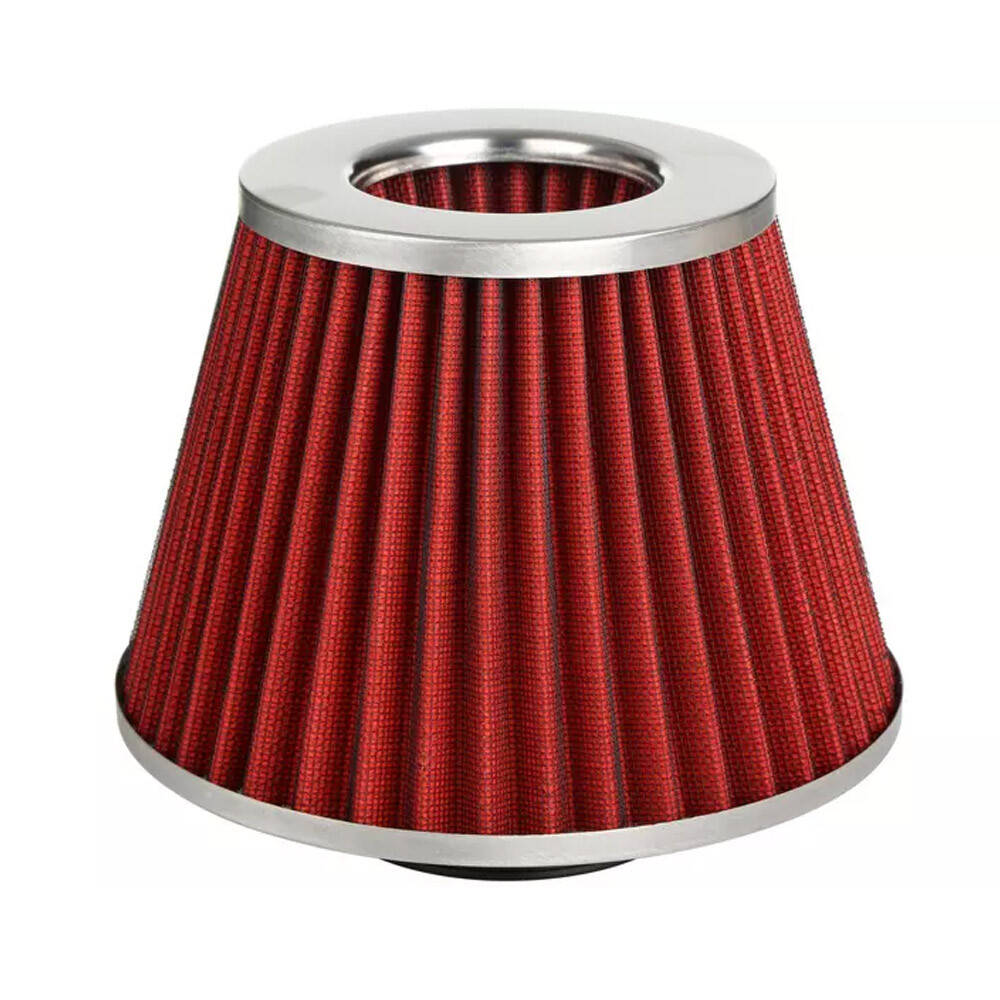 Induction Kit Performance Air Filter Cone, Red + Chrome For Vauxhall