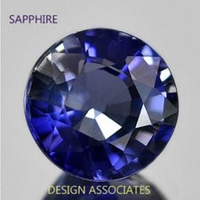 BLUE SAPPHIRE 1.5 MM ROUND BEST BLUE COLOR 2 PCS 1.19 TREATED