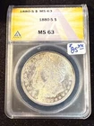 1880 S MORGAN DOLLAR ANACS MS 63