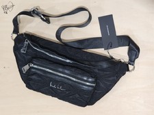 Nicole Miller Bag, Waist Bag, Black, Multiple Pockets, Single Strap, New