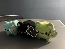 Aurora World Plush - BLACK SESAME Mint, and green tea MEOWCHI 7 inch