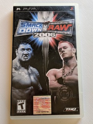 WWE SmackDown vs. Raw 2006 (Sony PSP, 2006) No Manual - Tested *Artwork Wear*