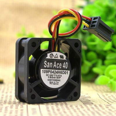 1 PCS NEW       40 109P0424H6D01 DC24V 0.07A 3-wire Cooling Fan #vn