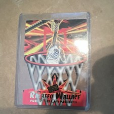 Press Pass 1996 Net Burners Insert #N1 Rasheed Wallace Trail Blazers Card