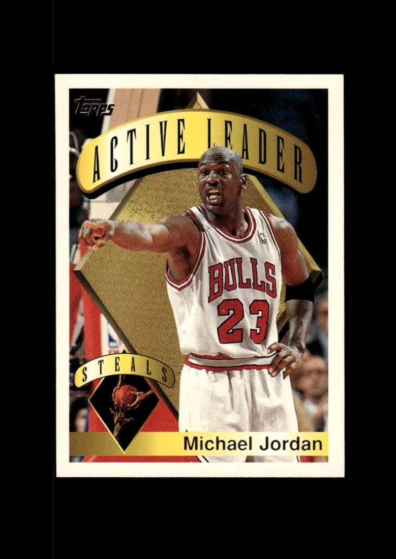 1995 Topps: #  4 Michael Jordan Active Leader Steals NR-MINT