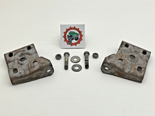 71-73 International Scout 2 Front Axle Spring Pads Lower Shock Mounts Pair L R