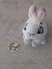Neopets Petpet Snowbunny Limited Too 2004 4" Plush New W Tag / Vintage