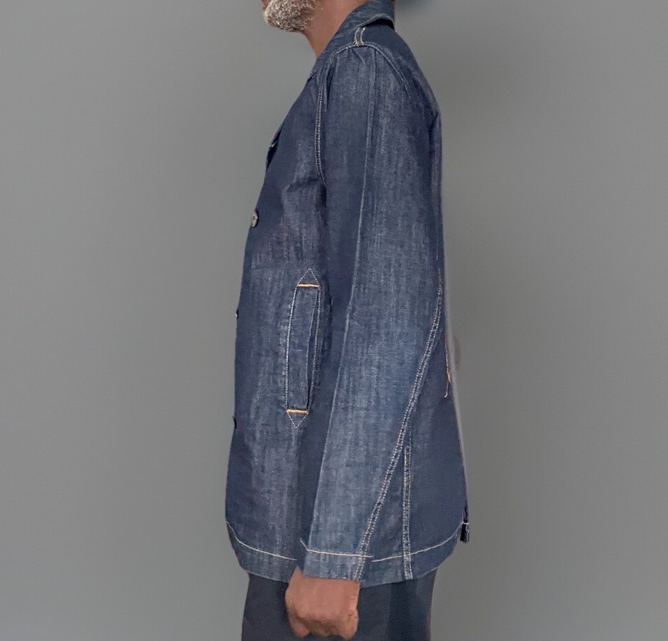 ALTRA Giacca Edwin Sandstorm blu scuro denim 12 oz blu soak lavato M