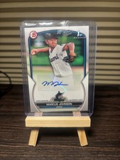 2023 Bowman 1st Marcus Johnson Auto Autograph Miami Marlins