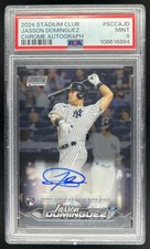 2024 Topps Stadium Club Jasson Dominguez Chrome Auto RC #SCCA-JD Yankees PSA 9