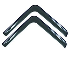 2x Side Window Wind Rain Sun Black Deflectors for DAF LF Left Hand Drive trucks